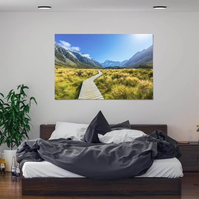 XXL Poster 200x150cm Berge & Gebirge Mount Cook National Park Neuseeland