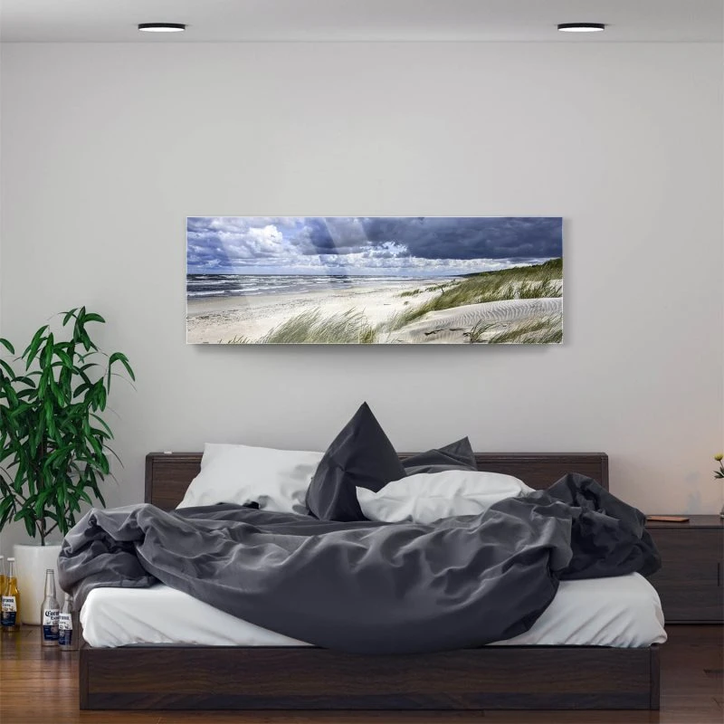 Acrylglasbild 150x50cm groß Strand & Meer Ostsee Strand Polen