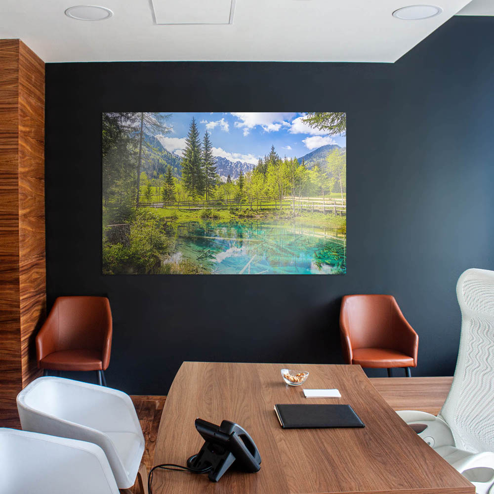 WandPoster Wald & Berge Meerauge Bodental, 50x50cm