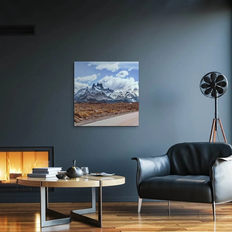 Berge & Gebirge Fitz Roy als Alu-Dibond Bild 50x50cm
