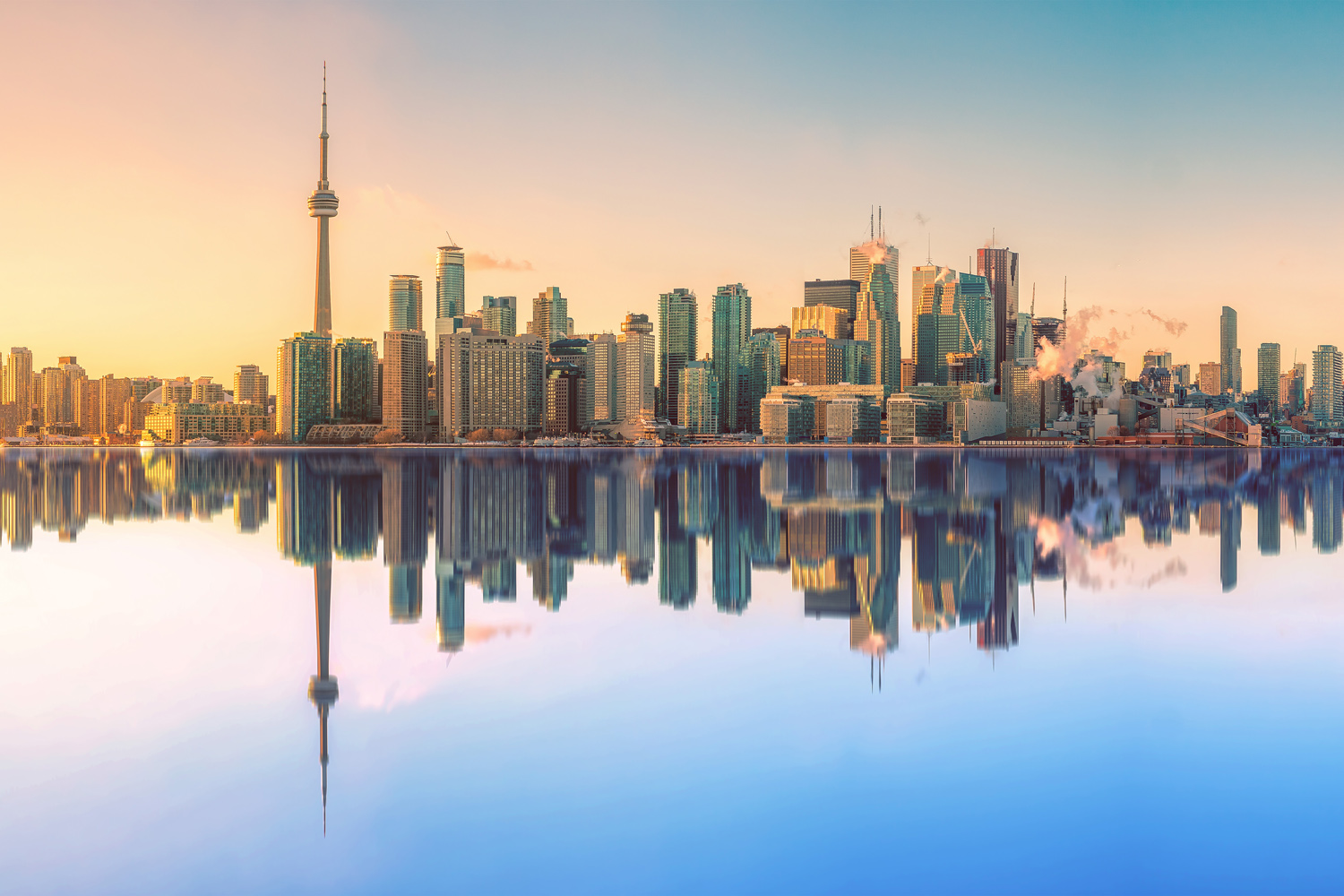 großes Poster Skyline Toronto, Kanada, 180x120cm