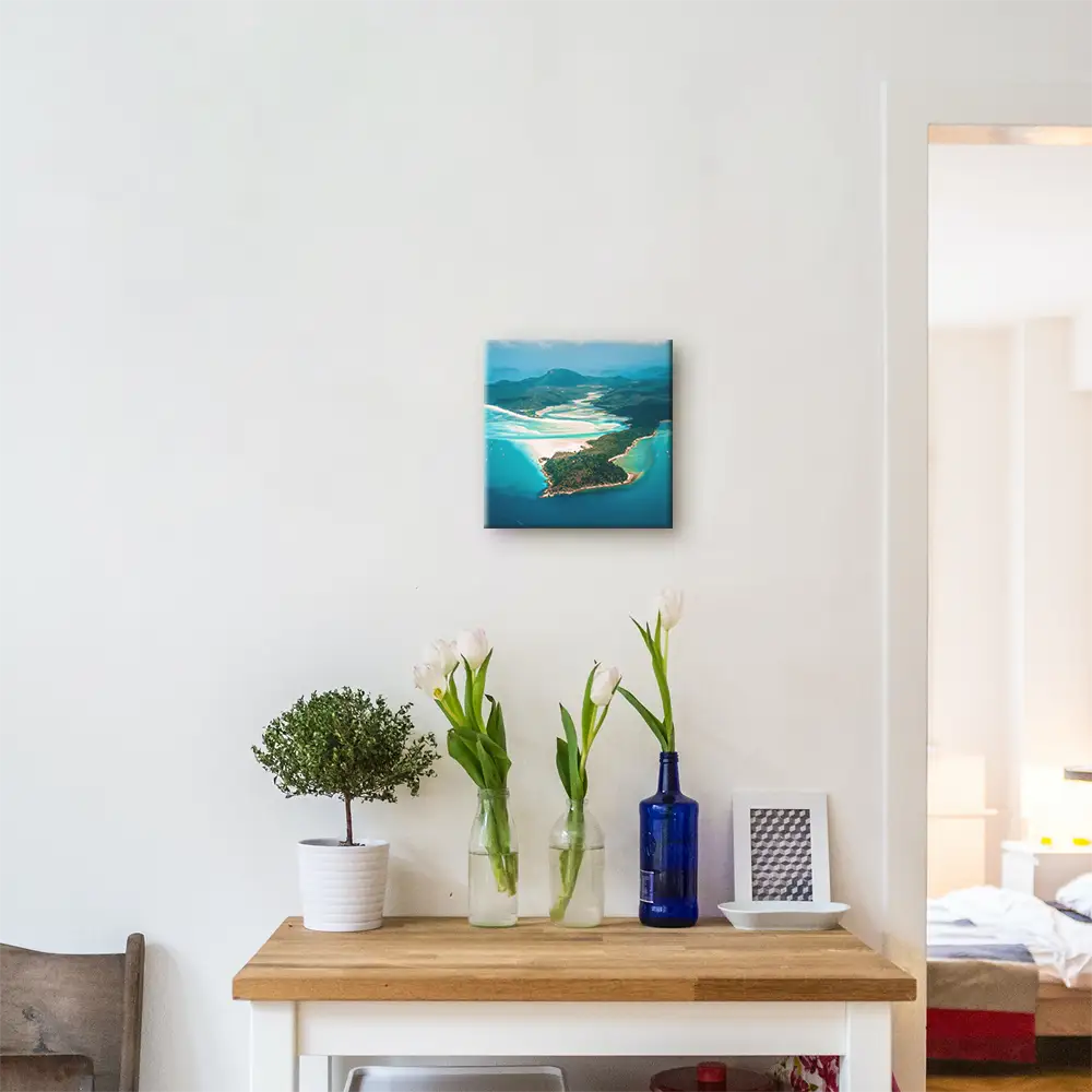Strand & Meer Panorama Australien als Leinwand Bild 30x30cm