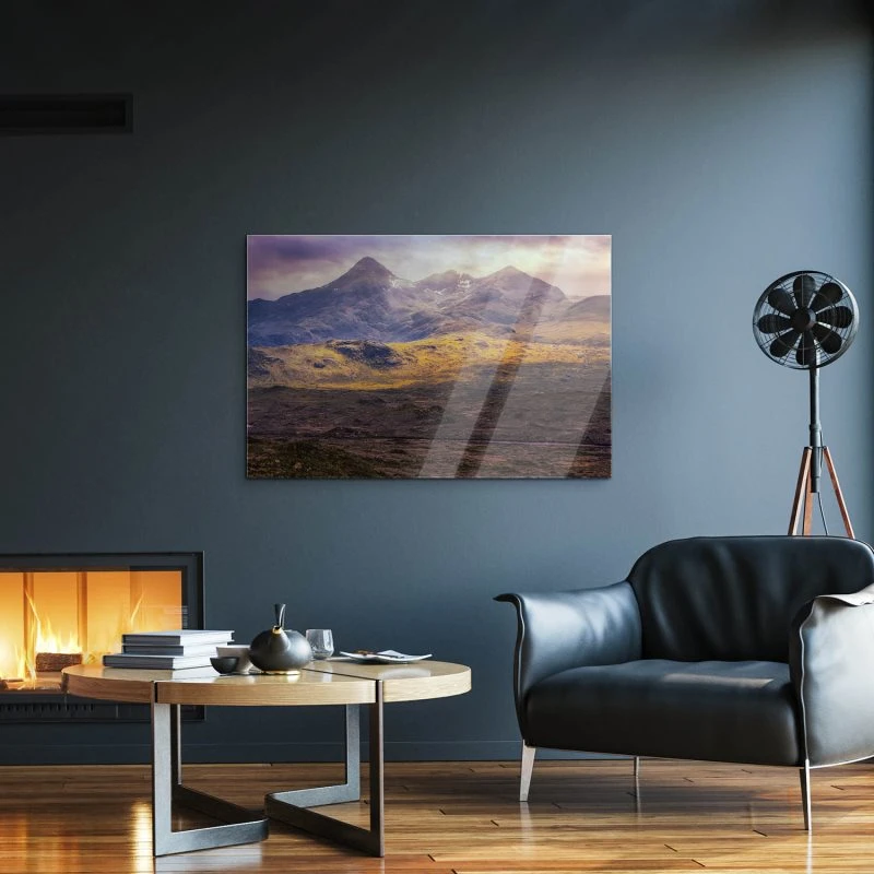 Berge & Gebirge Cuillin Hills Schottland Isle of Sky als Acrylglasverbund Bild 150x100cm
