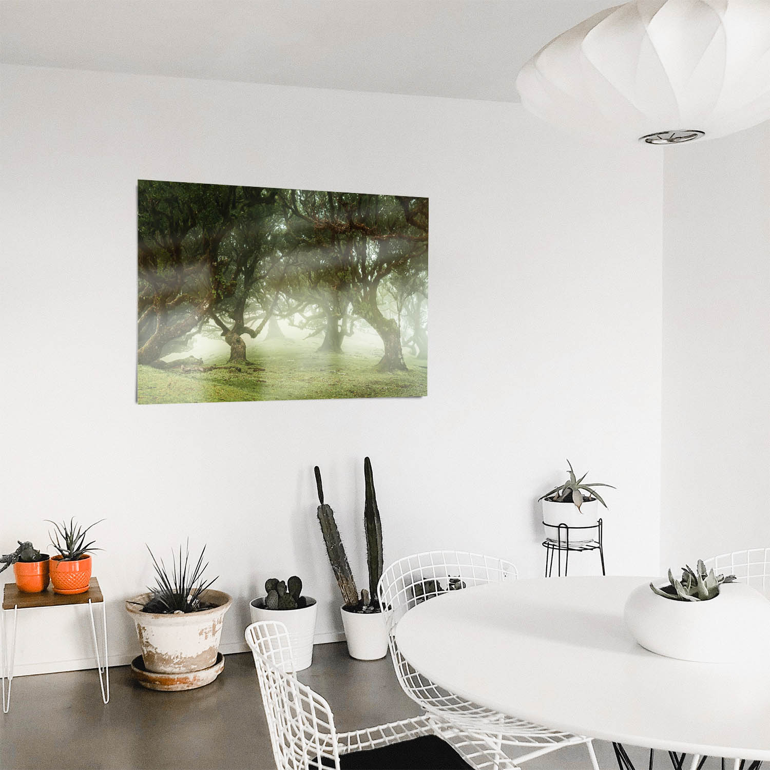 Großformat WandPoster Wald & Bäume Nebel Gestalten, 180x90cm