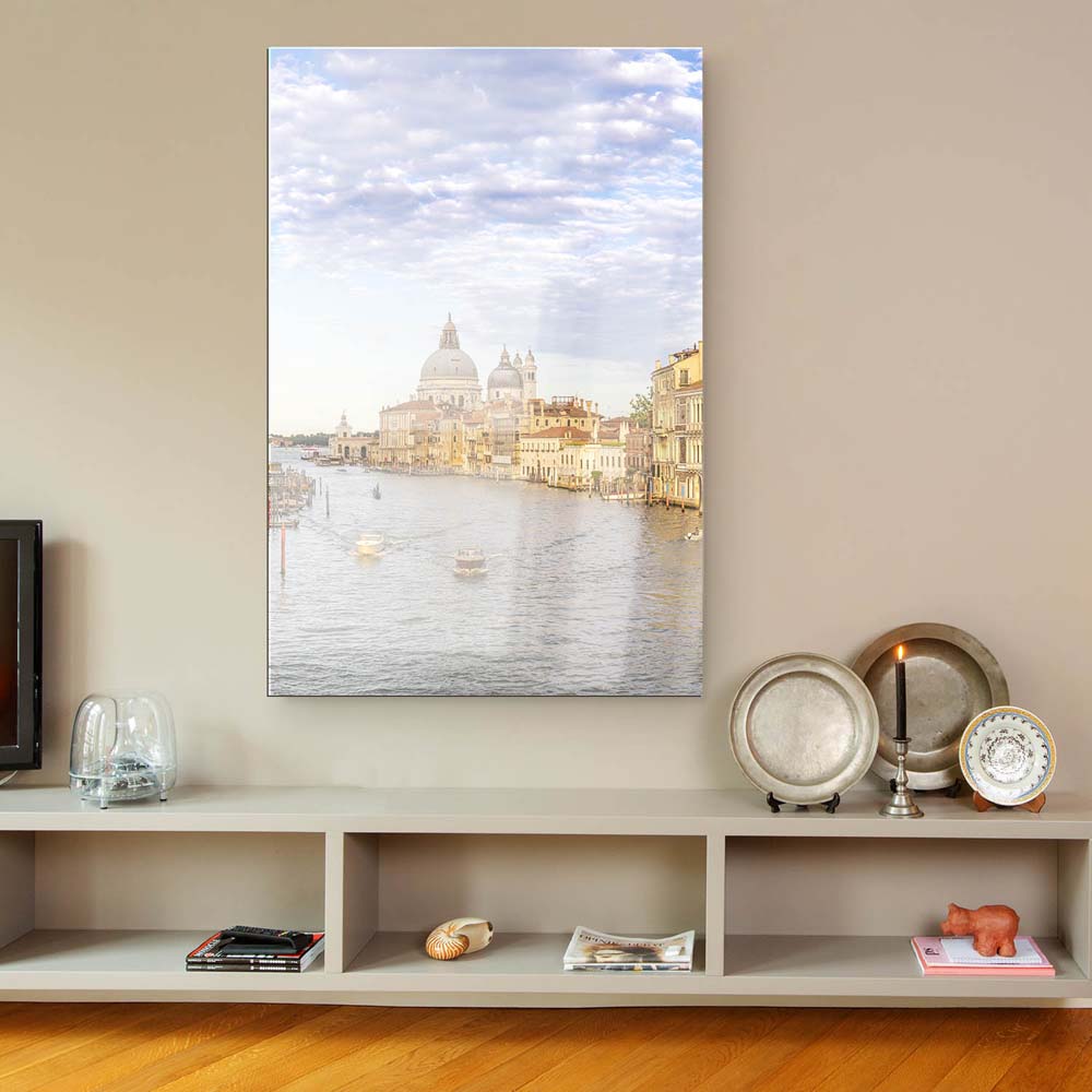 Skyline im Hochformat, 100x150cm Canal Grande in Venedig als XXL Acrylglasverbund Bild
