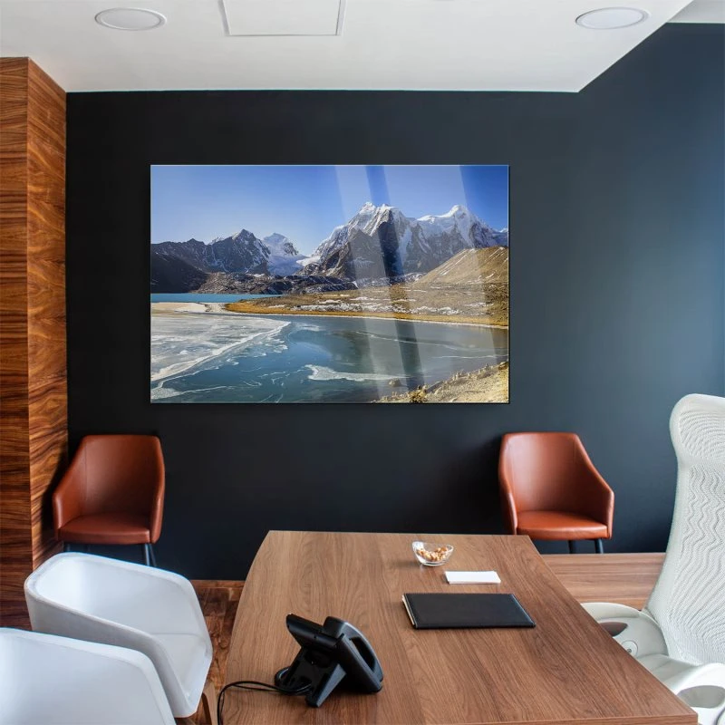Berge & Gebirge Himalaya Gurudongmar See als Acrylglasverbund Bild 200x150cm