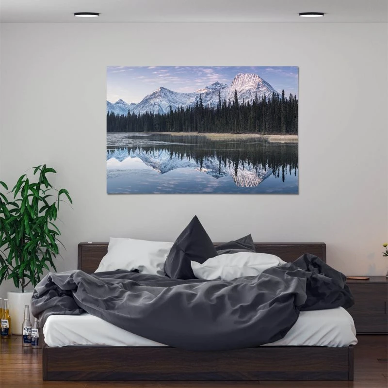 XXL Poster 200x150cm Berge & Gebirge Rocky Mountains Kanada