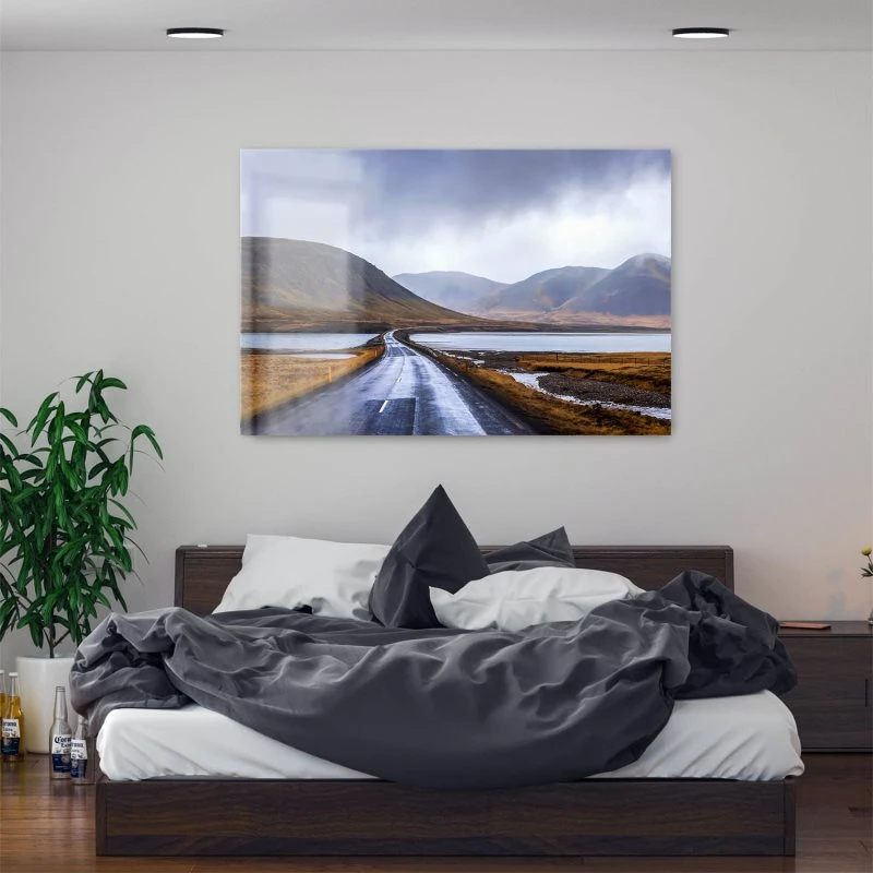 200x150cm großes Acrylglasbild, Berge & Gebirge Halbinsel Snæfellsnes Island