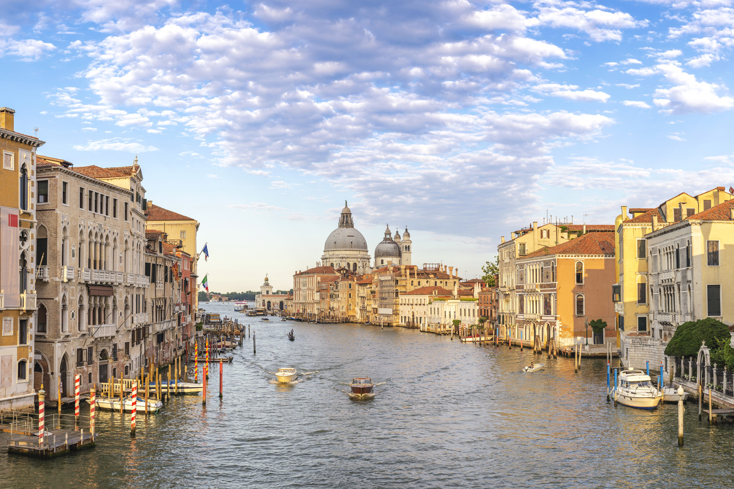 Skyline Canal Grande in Venedig als XXL Alu-Dibond Bild 150x100cm