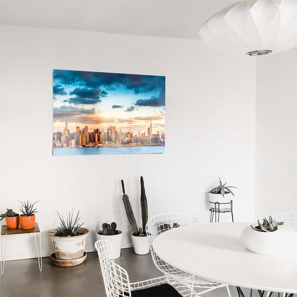 WandPoster Skyline Panorama von New York, 50x50cm