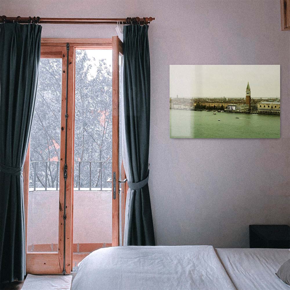 Panorama Acrylglasbild 180x90cm Skyline Venedig in Italien