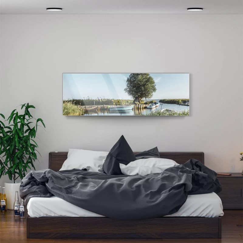 Strand & Meer Zempin Insel Usedom als Acrylglasverbund Bild 150x50cm