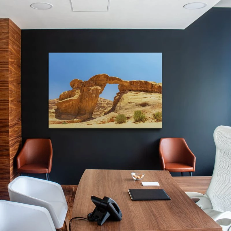 Keilrahmenbild 150x100cm, Berge & Gebirge Wadi Rum Wüste