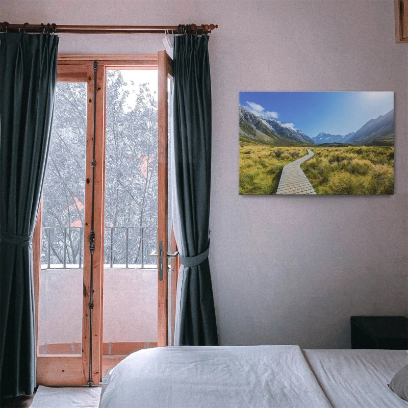 Leinwandbild Mount Cook National Park Neuseeland, Berge & Gebirge 60x40cm
