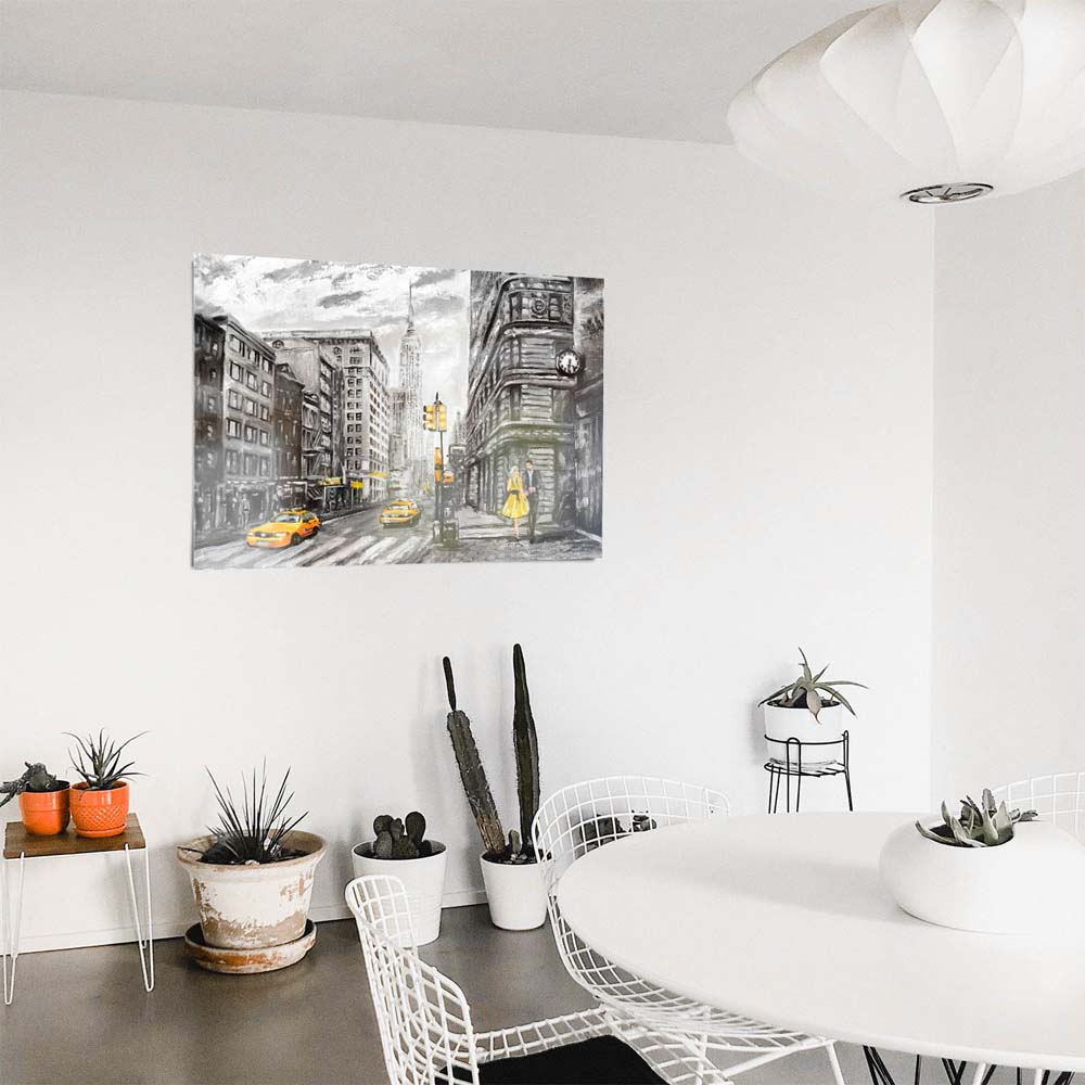WandPoster Skyline New York wie gemalt, 50x50cm
