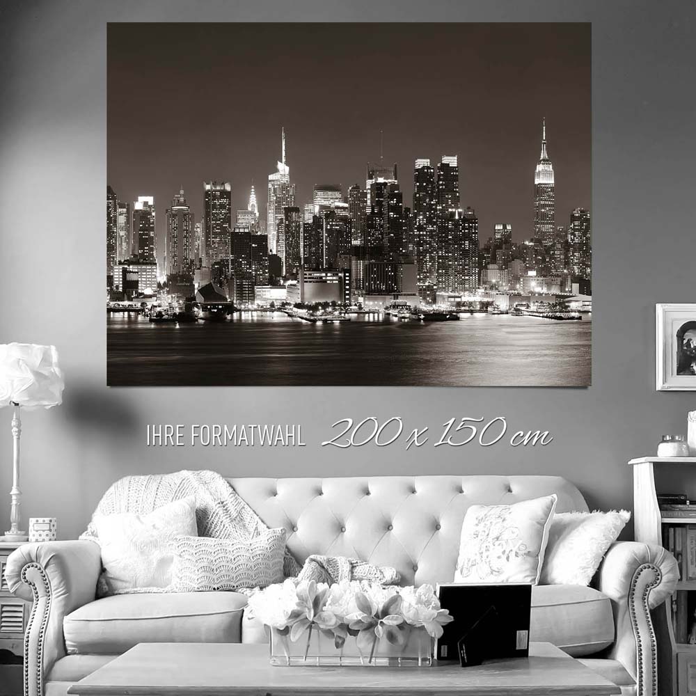 XXL Poster 200x150cm Skyline New York City