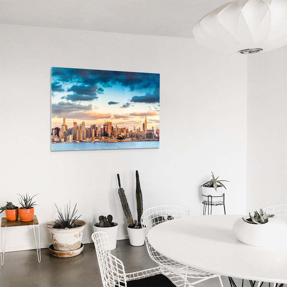 Panorama Acrylglasbild 180x90cm Skyline Panorama von New York