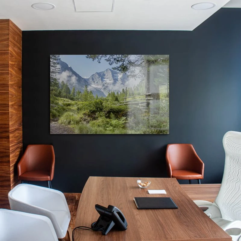 Berge & Gebirge Zillertal Tirol als Acrylglasverbund Bild 160x120cm