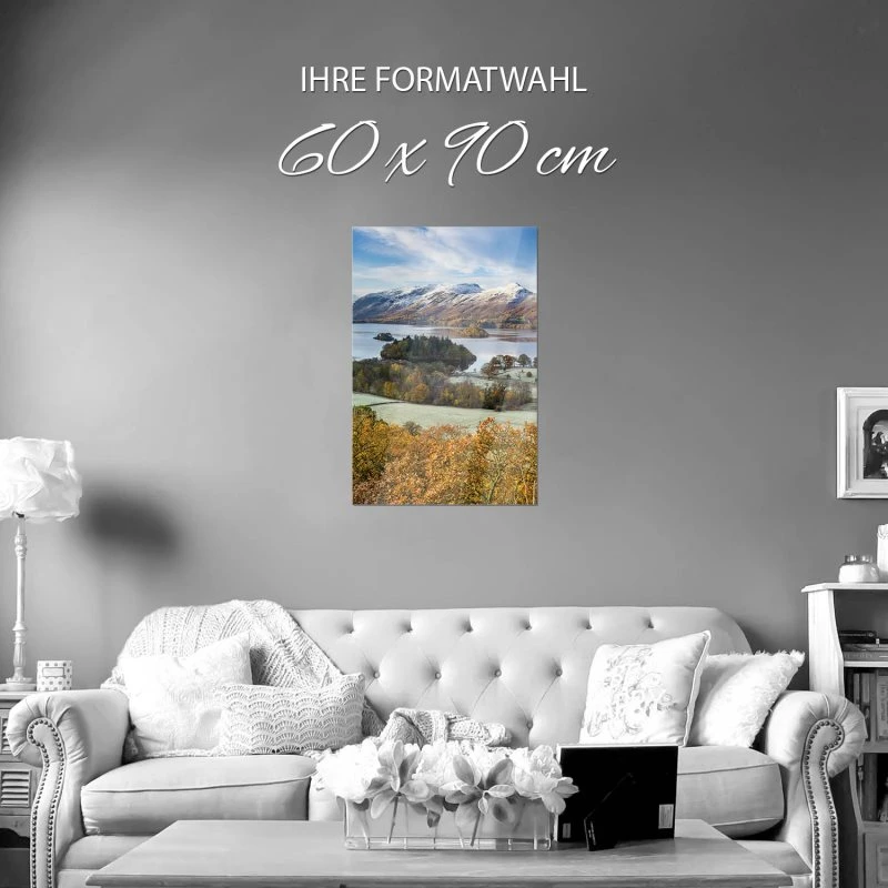 WandPoster Hochformat Berge & Gebirge Derwent Water England, 60x90cm