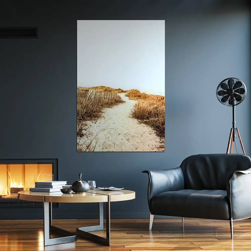 Poster 40x60cm im Hochformat, Seegras Feeling Strand & Meer