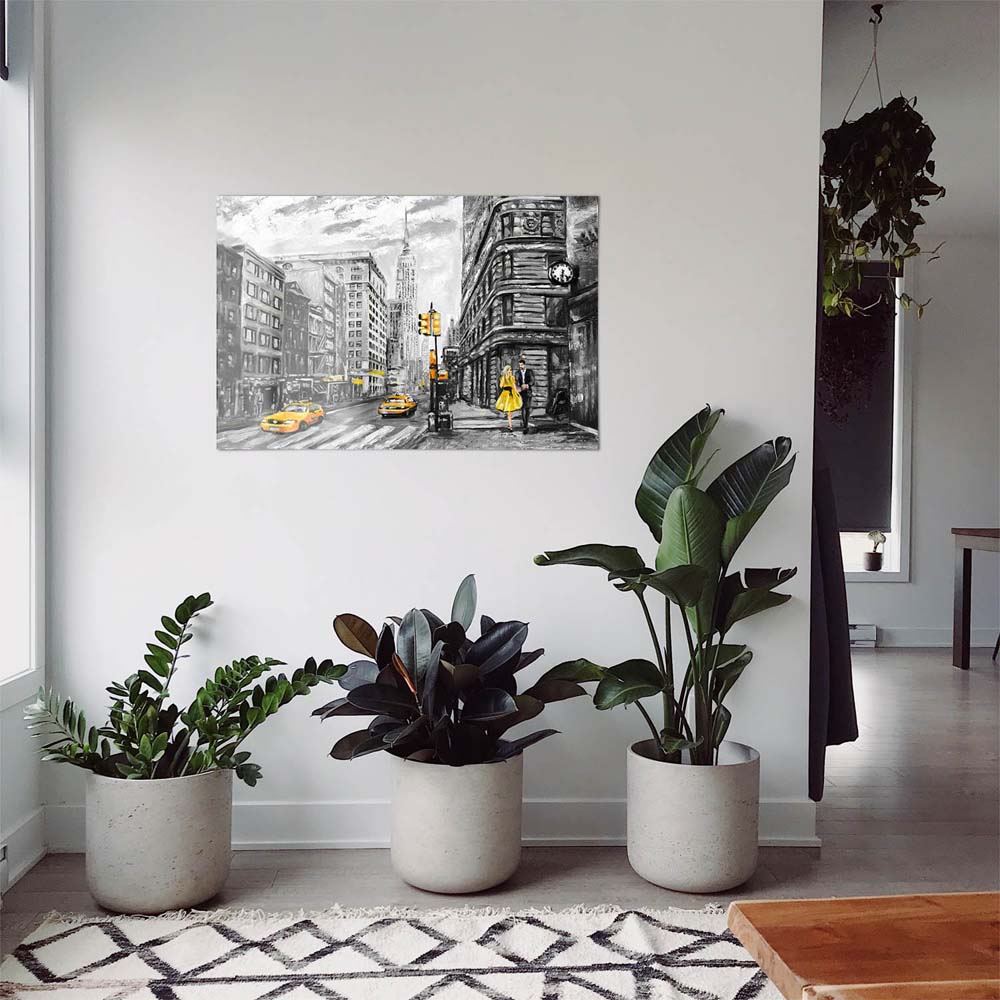 WandPoster Skyline New York wie gemalt, 50x50cm