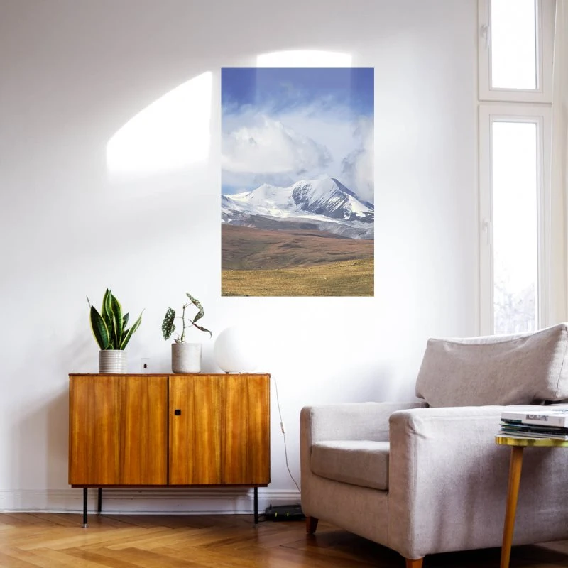 Poster 40x60cm im Hochformat, Altai Ukok Russland Berge & Gebirge