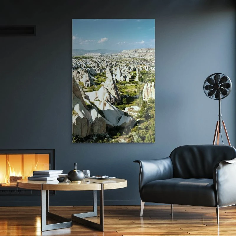 Berge & Gebirge im Hochformat, Kappadokien Türkei als Acrylglas Bild 60x90cm