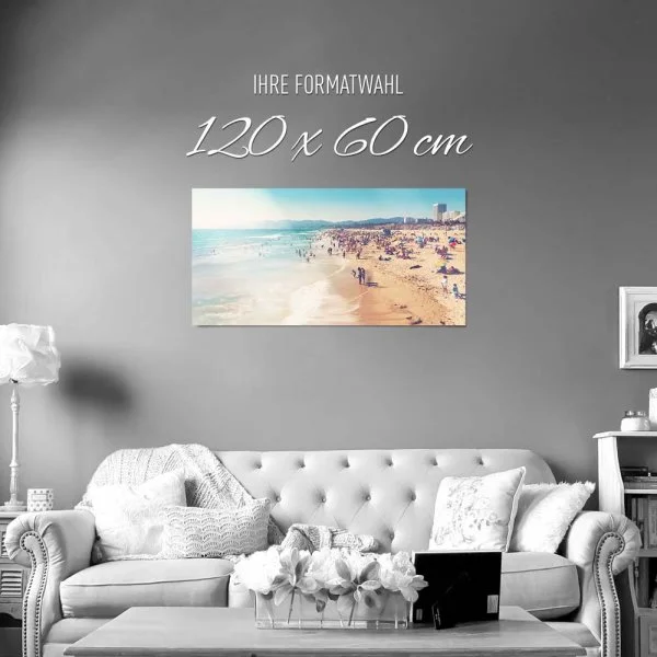 WandPoster 120x60cm Santa Monica Beach Los Angeles, Strand & Meer