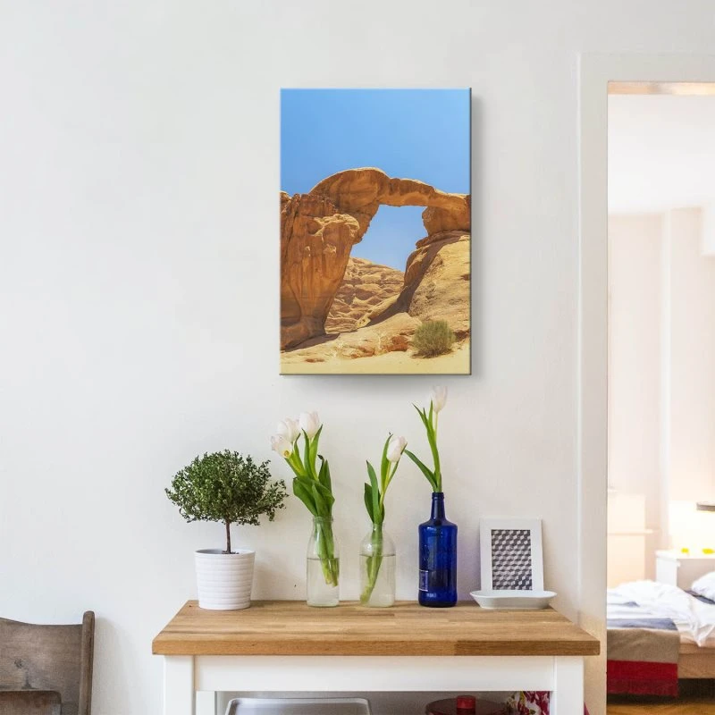 Keilrahmenbild Hochformat, Berge & Gebirge, Wadi Rum Wüste 60x90cm groß