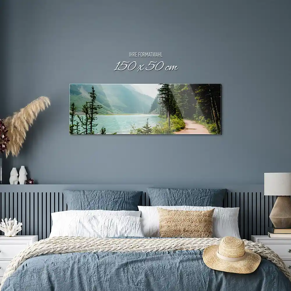 Flüsse & Seen Banff National Park Kanada als Acrylglasverbund Bild 150x50cm