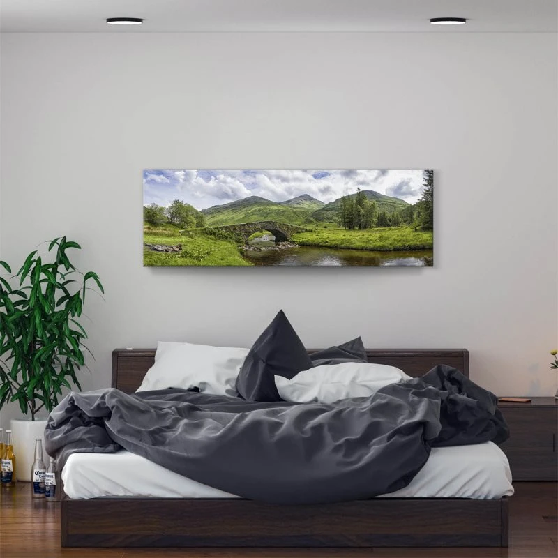 Berge & Gebirge Schottland Butter Bridge als Leinwand Bild 150x50cm