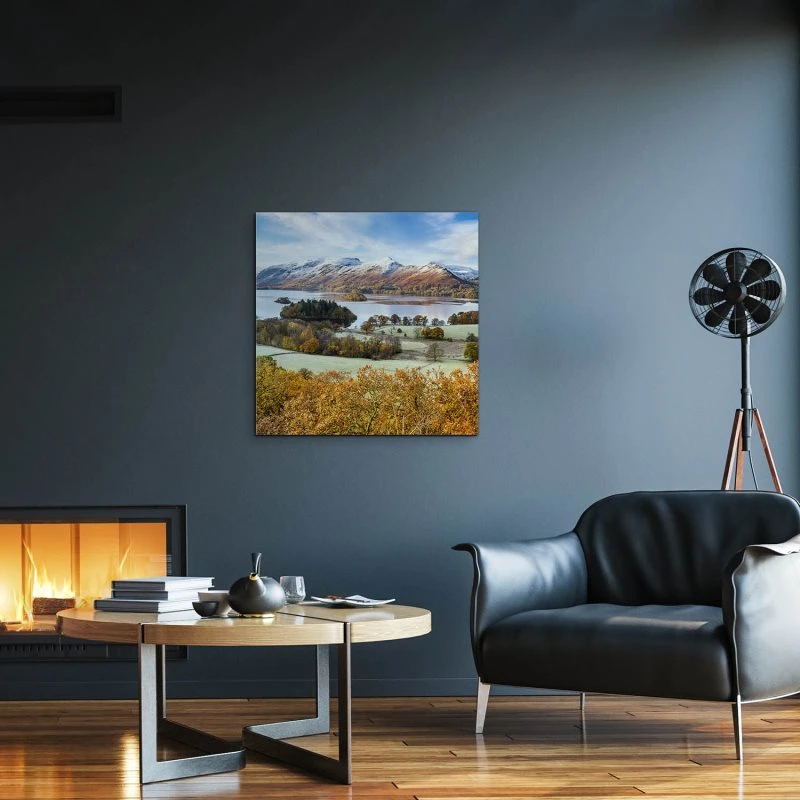 Berge & Gebirge Derwent Water England als Alu-Dibond Bild 50x50cm