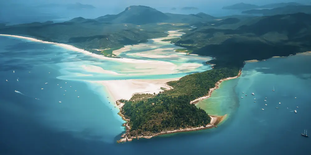 Strand & Meer Panorama Australien als Alu-Dibond Bild 120x60cm