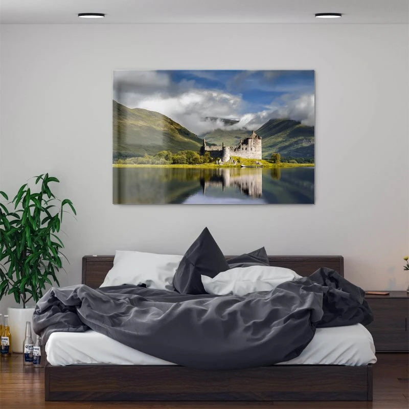 Berge & Gebirge Kilchurn Castle Schottland als Acrylglasverbund Bild 200x150cm