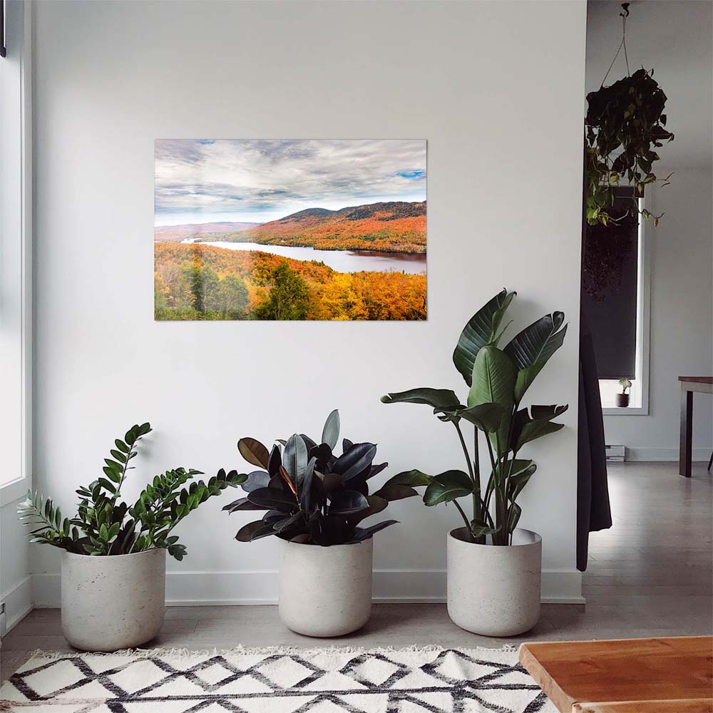 Panorama WandPoster 150x50cm Indian Summer, Québec, Kanada, Wald & Bäume