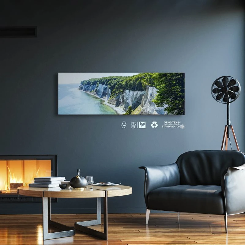 Keilrahmenbild 150x50cm, Strand & Meer Insel Rügen Ostsee