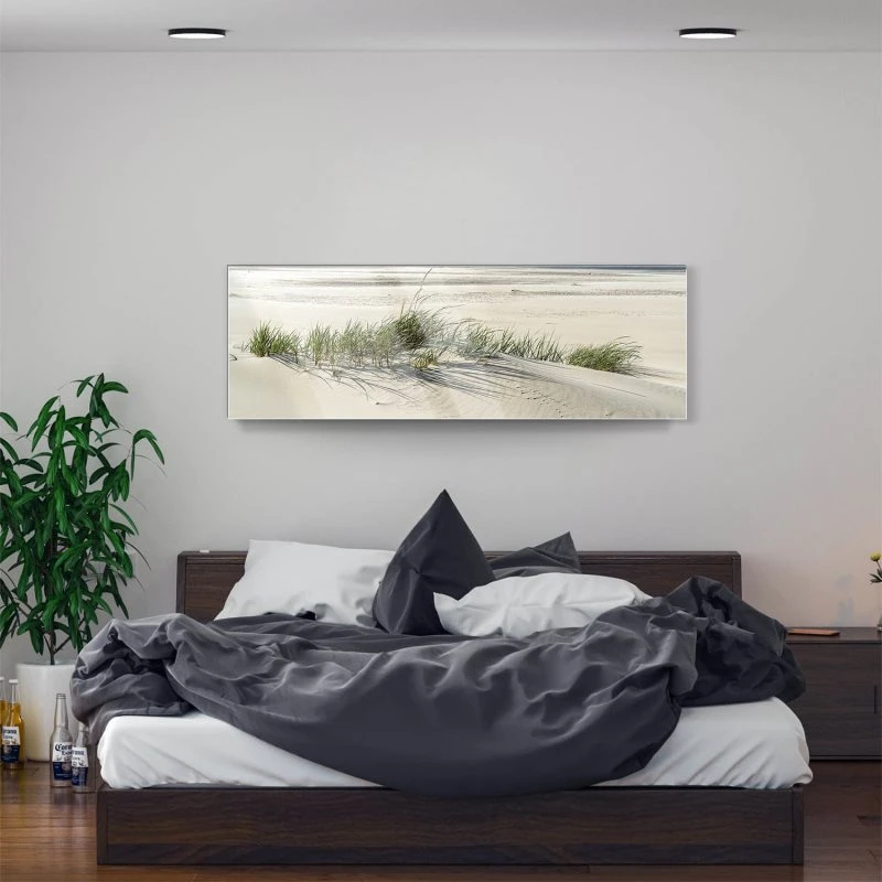 Strand & Meer Dünengras Ostsee als Acrylglasverbund Bild 150x50cm