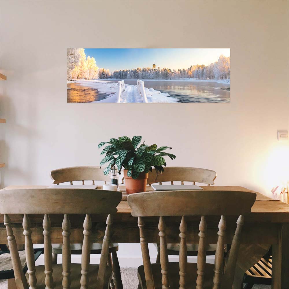 Poster 50x50cm pajakka river, Finnland Flüsse & Seen