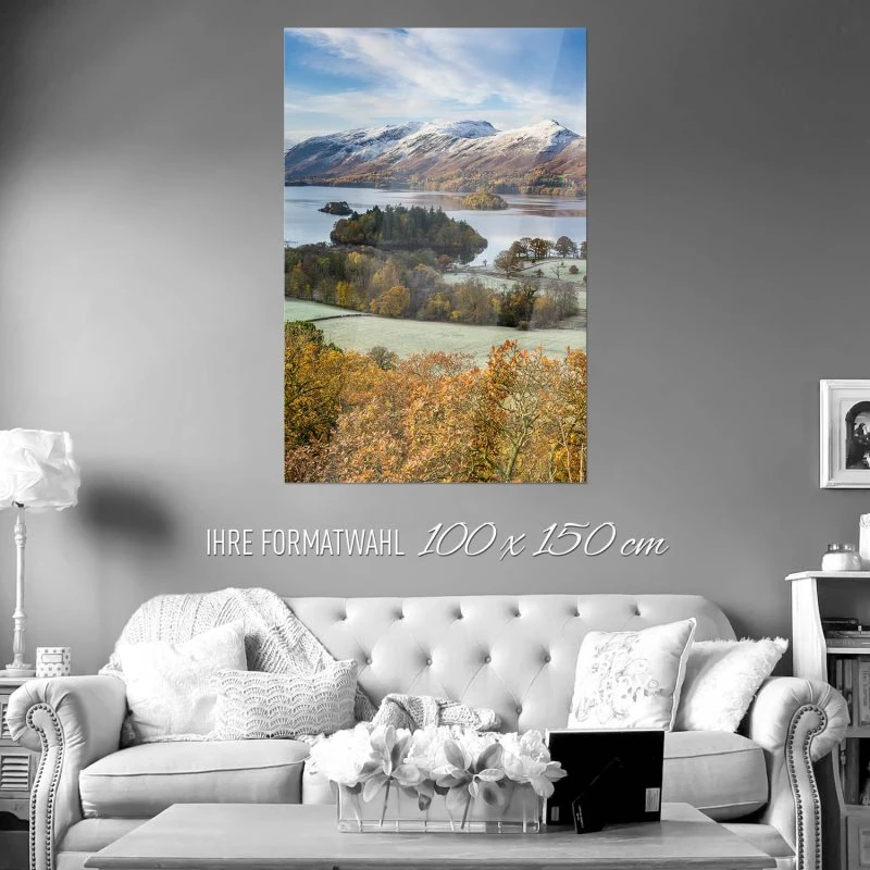 WandPoster XXL Hochformat Berge & Gebirge Derwent Water England, 100x150cm