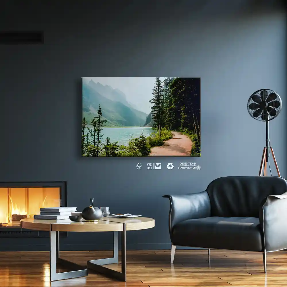 Leinwandbild Banff National Park Kanada, Flüsse & Seen 60x40cm