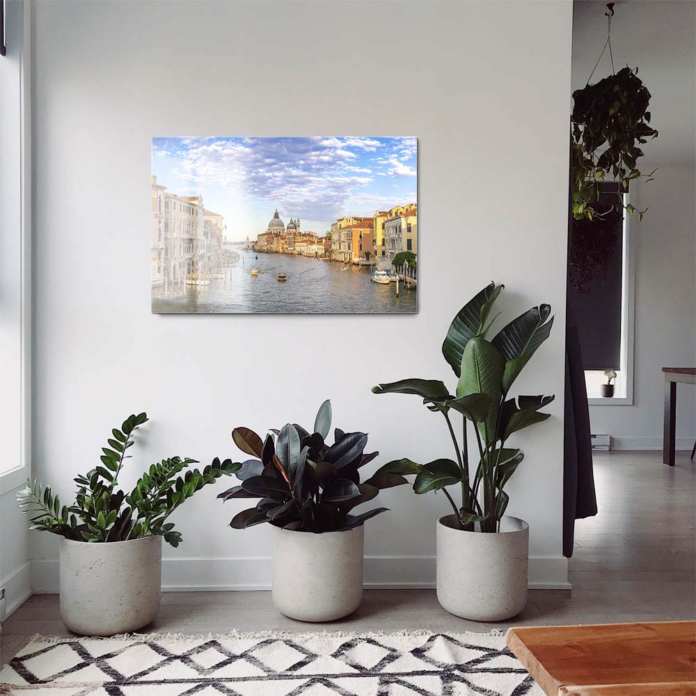 Skyline Canal Grande in Venedig als Acrylglasverbund Bild 180x90cm