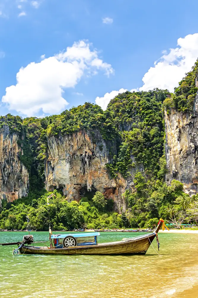 Poster 40x60cm im Hochformat, Thailand Traum Strand & Meer