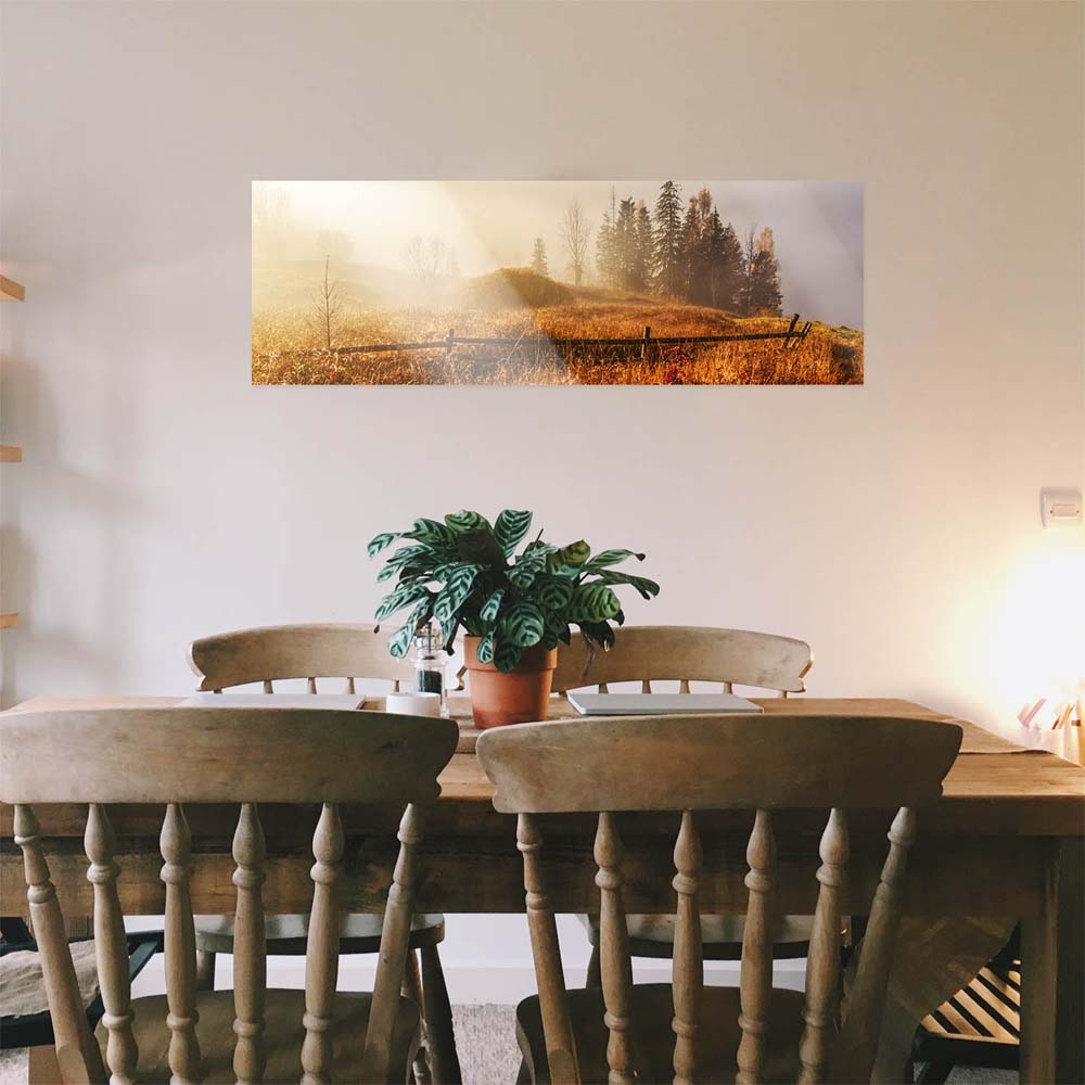 WandPoster Wald & Bäume Herbst in den Karbaten, 50x50cm