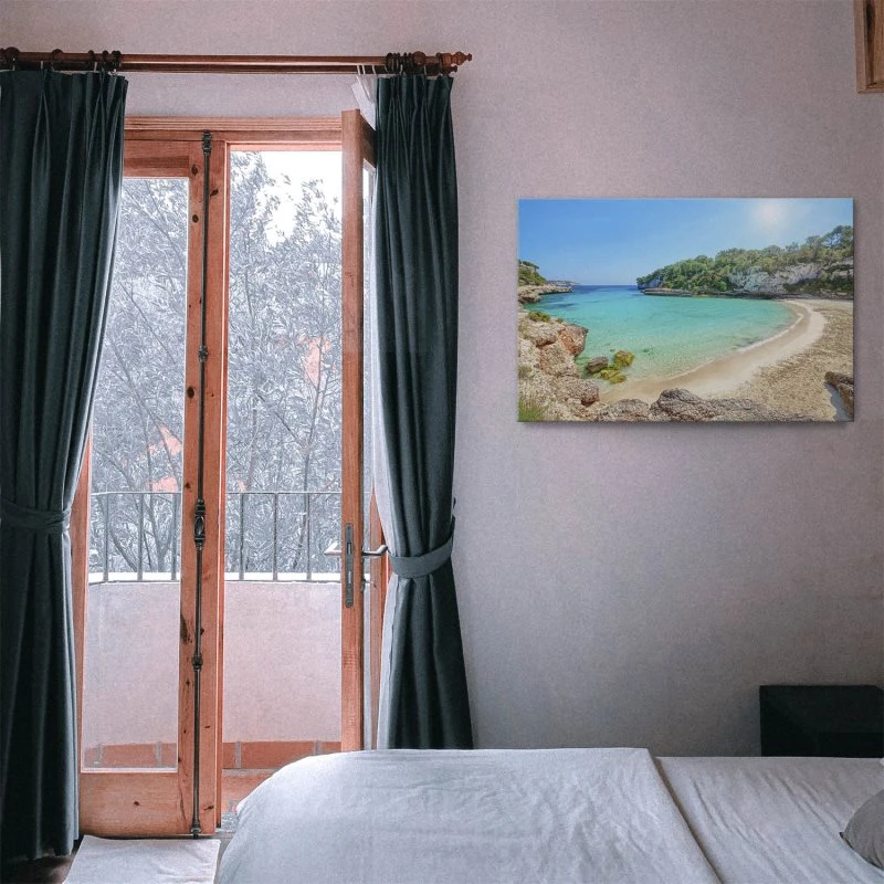 Leinwandbild 120x60cm Strand & Meer, Cala Llombards, Insel Mallorca