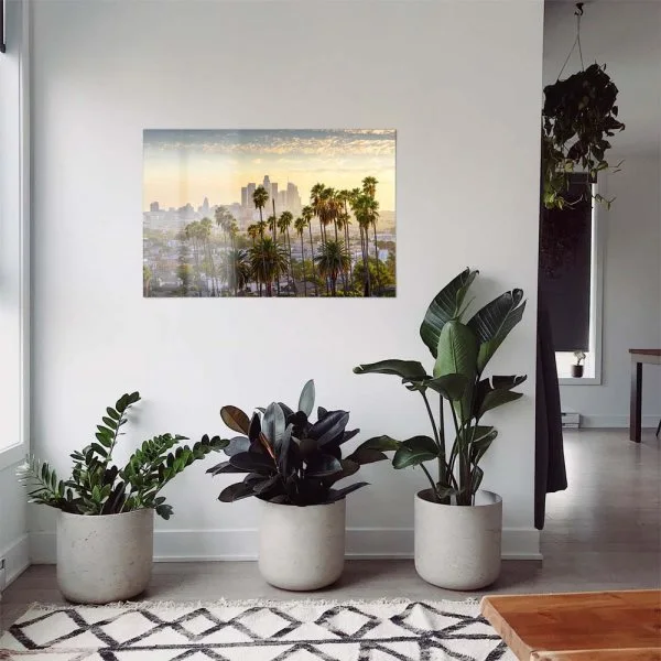 WandPoster Skyline Los Angeles Palmen, 50x50cm