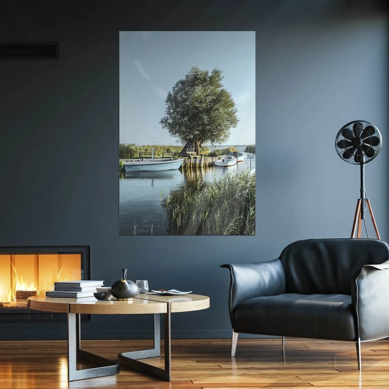 Poster 60x80cm groß, Strand & Meer Zempin Insel Usedom