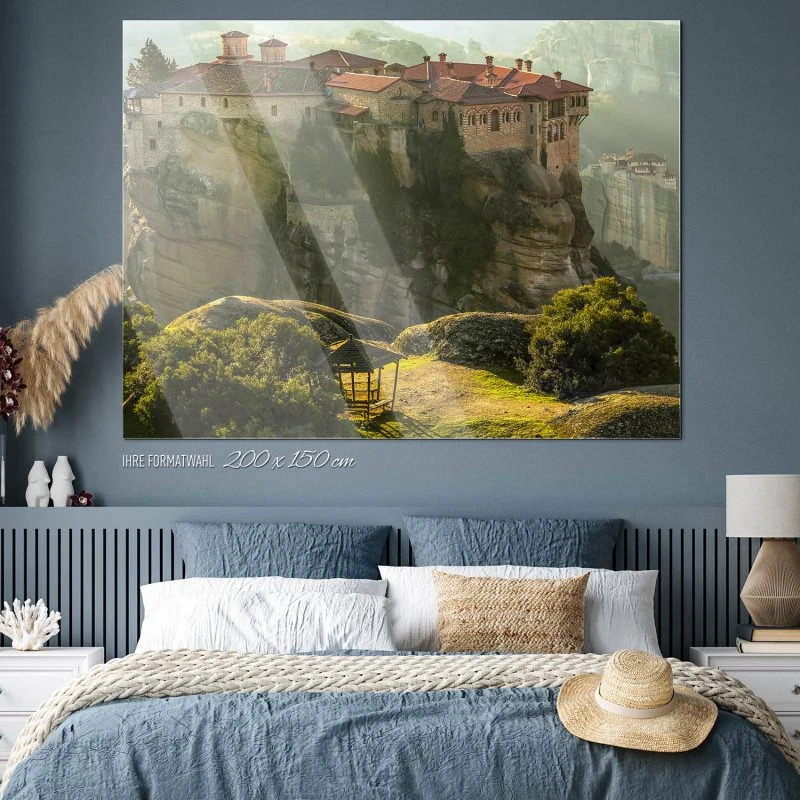 Berge & Gebirge Mateora Griechenland als Acrylglasverbund Bild 200x150cm