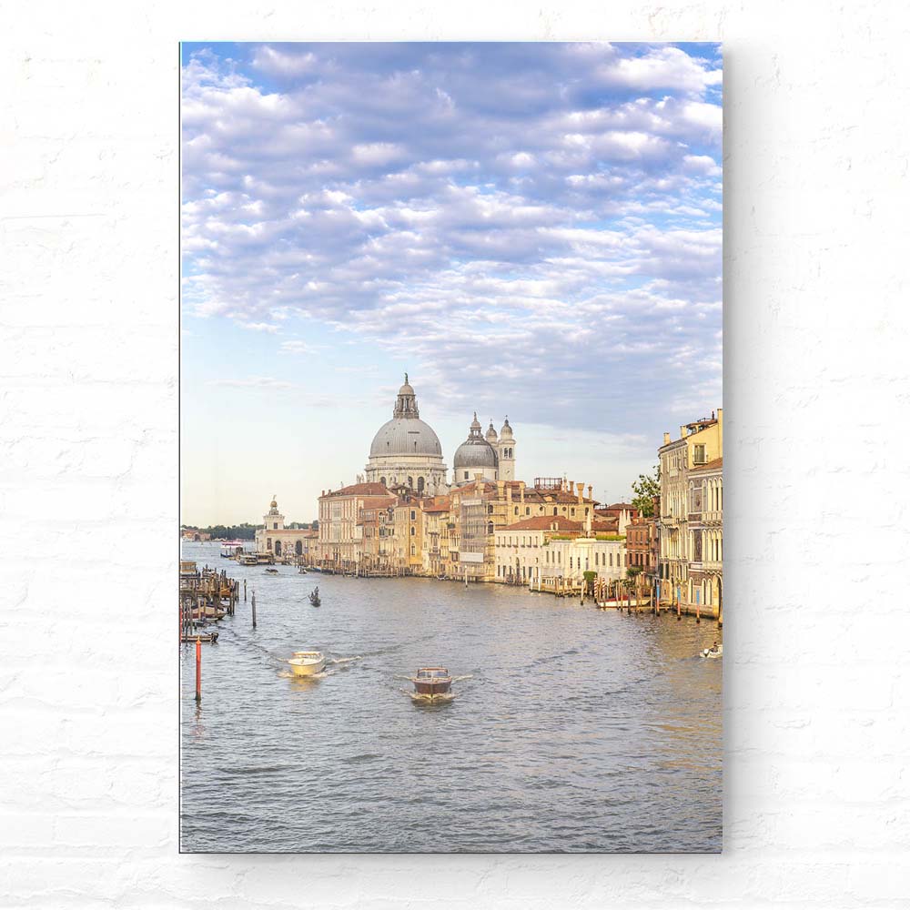 Skyline im Hochformat, 100x150cm Canal Grande in Venedig als XXL Acrylglasverbund Bild