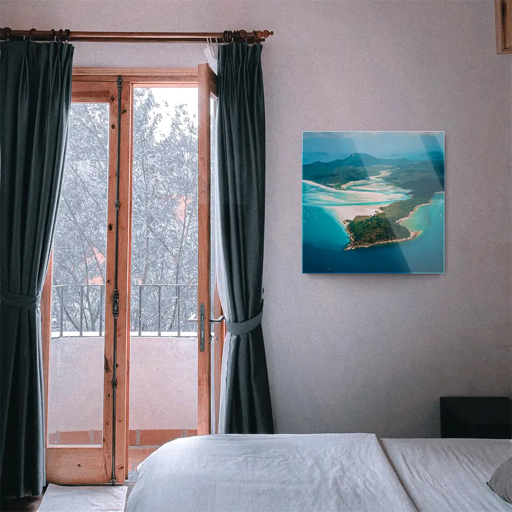 Strand & Meer Panorama Australien als Acrylglasverbund Bild 50x50cm