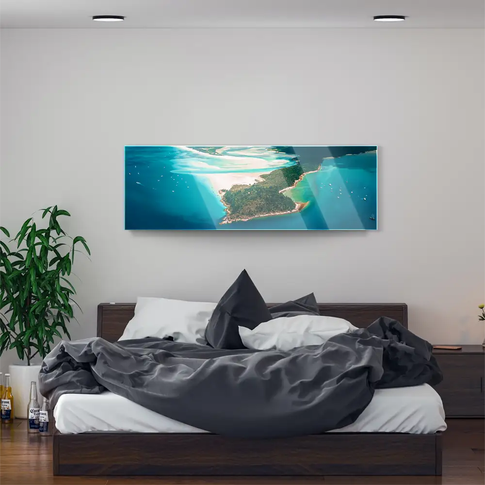 Acrylglasbild 150x50cm groß Strand & Meer Panorama Australien
